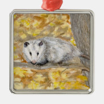 Opossum ornament