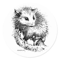 Opossum Stickers by SpeakerDemon Opossum Stickers