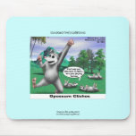 OPossums Playing Dead Cartoon Funny Mouse Pad mousepads