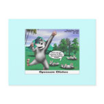OPossums Playing Dead Cartoon Funny Postcards