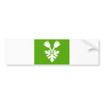 Oppland flag Norway region county Bumper Stickers