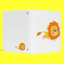 Opportunistic Cartoon Lion Binder by Lioness_Graphics Opportunistic Cartoon Lion Binder