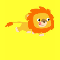 Opportunistic Cartoon Lion children T-shirt