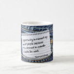 Opportunities Inspirational Mug