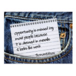 Opportunities Inspirational Postcard