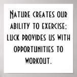 Opportunities to Workout Posters