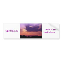 Opportunity at dawn by tdgallery bumper stickers by tdgallery Opportunity at dawn by tdgallery bumper stickers