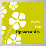 Opportunity Three Word Quote Poster