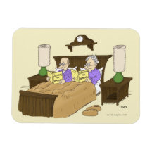 Opposing Interests Cartoon Premium Flexi Magnet
