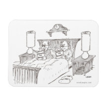 Opposing Interests Cartoon Premium Flexi Magnet