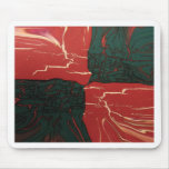 Opposite paths mouse pad