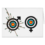 Opposites Attract Greeting Card