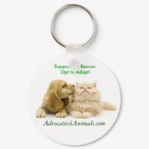 Opt to Adopt- KEYCHAIN by staceyritz Opt to Adopt- KEYCHAIN