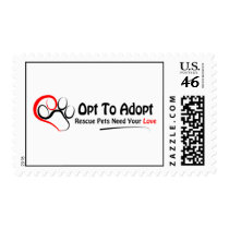 Opt To Adopt Postage Stamps