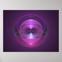 Optical Art Space Sphere Fractal 05 Posters