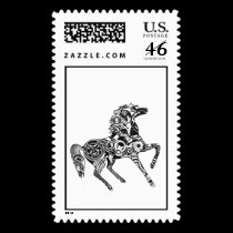 Optical Horse stamps