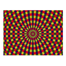 Optical Illusion 1 Postcard postcards