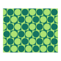 Optical Illusion Cafe Wall Effect Circles Green posters