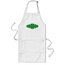 Optical Illusion Green Apron