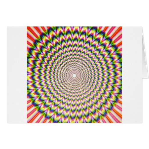 Optical Illusion Greeting Cards Zazzle