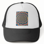 OPTICAL ILLUSION TRUCKER HAT