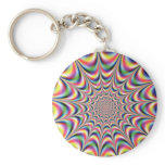 optical illusion keyring keychains