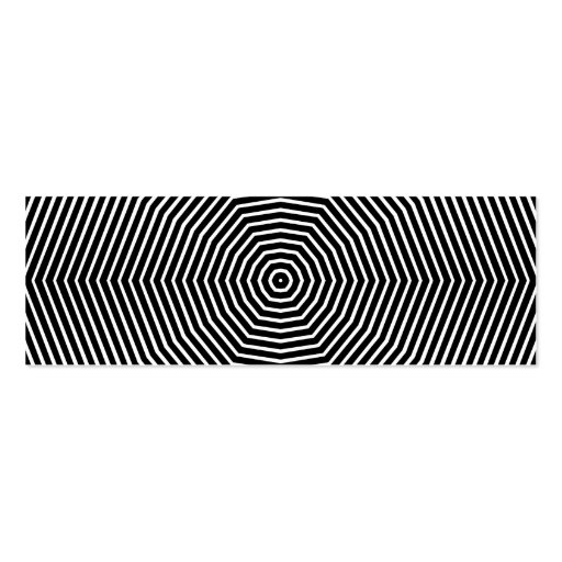 Optical Illusion Lines Business Card