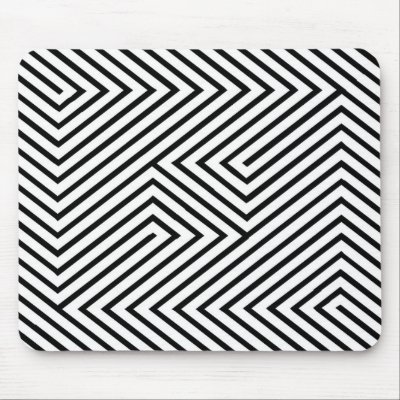 Optical Illusion Mouse Mat by Paddydee56