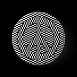 Optical Illusion Peace buttons