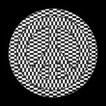 Optical Illusion Peace magnets