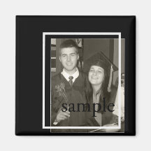 optical illusion photo frame fridge magnets