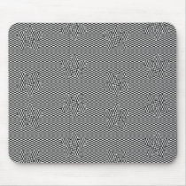 Optical Illusion Posies mousepads