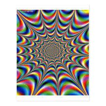 OPTICAL ILLUSION POSTCARDS