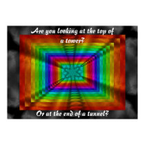 Optical Illusion Poster posters