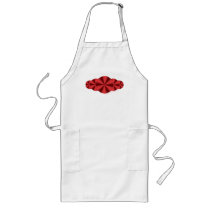 Optical Illusion Red Apron