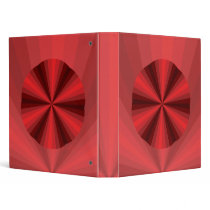 Optical Illusion Red Binder