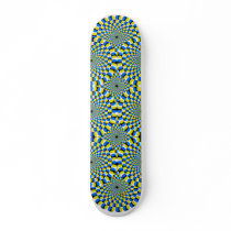 Optical Illusion Skateboard by spreadmaster Optical Illusion Skateboard