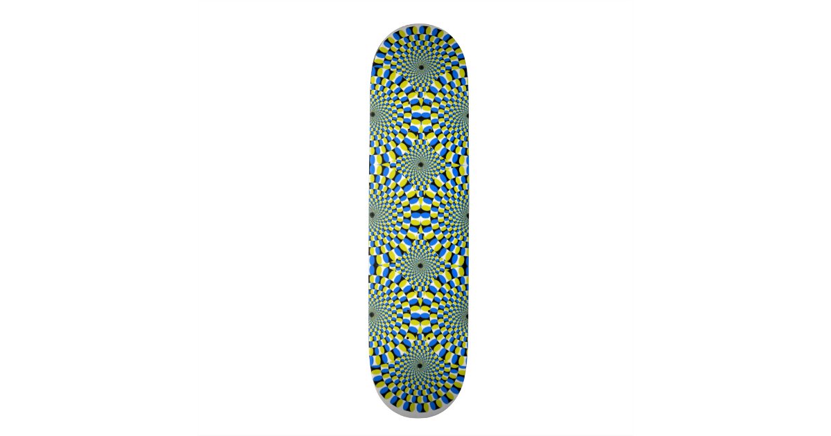 Optical Illusion Skateboard Zazzle