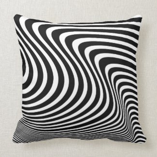Optical Illusion Throw Pillows