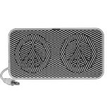Optical Illusion Twin Peace speakers
