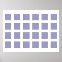 Optical Illusion Vanishing Dots Light Blue White Posters