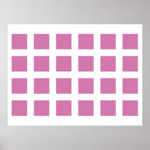 Optical Illusion Vanishing Dots Magenta and White Print