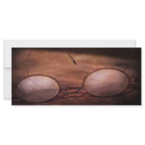 Optician - What a spectacle Rack Card Design