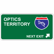 Optics Next Exit photo sculptures by whatitis Optics Next Exit photo sculptures