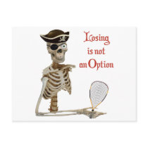 Option Pirate Racquetball Post Card