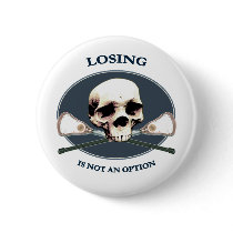 Option Skull Lacrosse Pin
