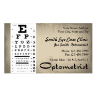 Optometrist Business Card