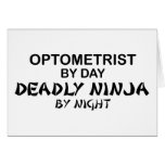 Optometrist Deadly Ninja by Night Cards