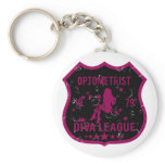 Optometrist Diva League Keychain