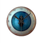 Optometrist Eye Doctor Weird Fun Blue Eye Clock